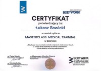 certyfikat Łukasz Sawicki