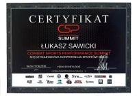 certyfikat Łukasz Sawicki