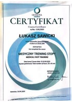certyfikat Łukasz Sawicki