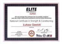certyfikat Łukasz Sawicki