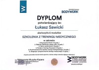certyfikat Łukasz Sawicki