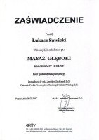 certyfikat Łukasz Sawicki