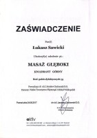 certyfikat Łukasz Sawicki