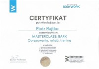 certyfikat Piotr Rajtko