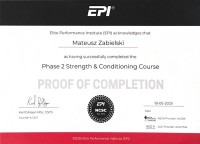 certyfikat Mateusz Zabielski